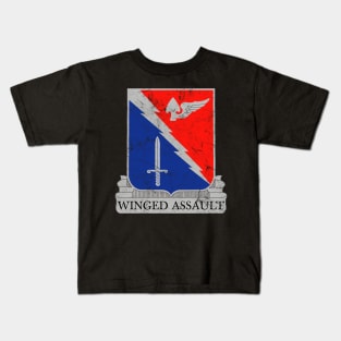 229th Aviation Regiment - Vintage Faded Style Kids T-Shirt